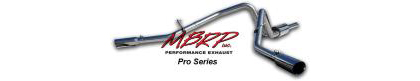 MBRP Exhaust System - Pro Series (Cat Back Dual Split Side Exit Exhaust System) (T304 Stainless Steel) (Includes Muffler, Tailpipe, Exhaust Tip)