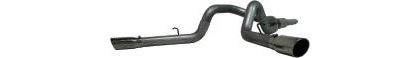 MBRP Exhaust System - XP Series (Cat Back Dual Split Side Exit Exhaust System) (4 in. Diameter) (Duals) (Aluminized) (Includes Muffler, Tailpipe, Exhaust Tip)