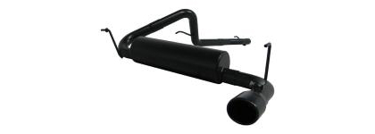 MBRP Exhaust System - Pro Series (Cat Back Single Side Exit Exhaust System) (Aluminized) (Includes Muffler, Tailpipe, Exhaust Tip) (Black Finish)