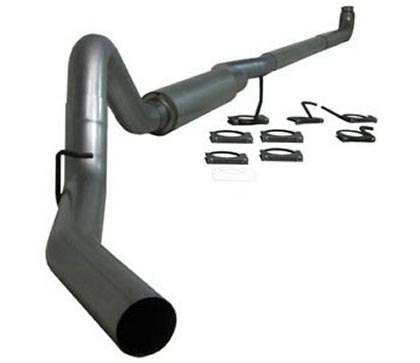 MBRP Exhaust System - Performance Series (Turbo Back) (Heavy Duty Aluminized Steel) (Single)