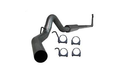 MBRP Exhaust System - Performance Series (Turbo Back) (Heavy Duty Aluminized Steel) (Single) (Off Road)