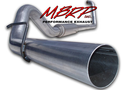 MBRP Exhaust System - XP Series (Turbo Back Single Side Exit Exhaust System) (5 in. Diameter) (T409 Stainless Steel) (Includes Muffler And Tailpipe)