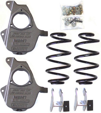 McGaughys Deluxe Lowering Suspension - Drop: 2