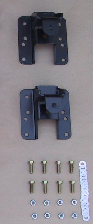 McGaughys Lift Hangers With Flip - Rear (Use With Short Lowering Shackles #34040)