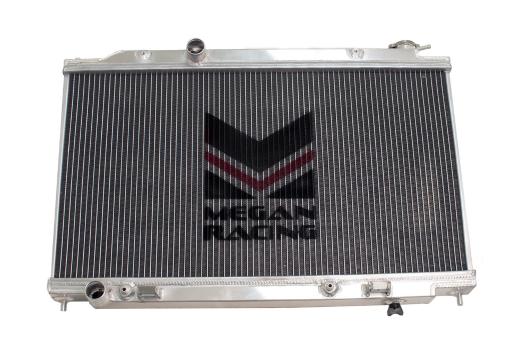 Megan Racing Radiator - Aluminum, 2-Row