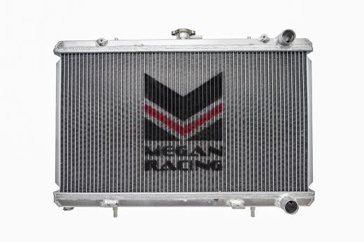 Megan Racing Radiator - Aluminum, 2-Row