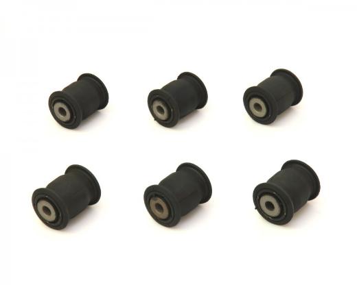 Megan Racing Rear Up Arm Bush and Knuckle Bush - Hardened Rubber (6 Pieces)