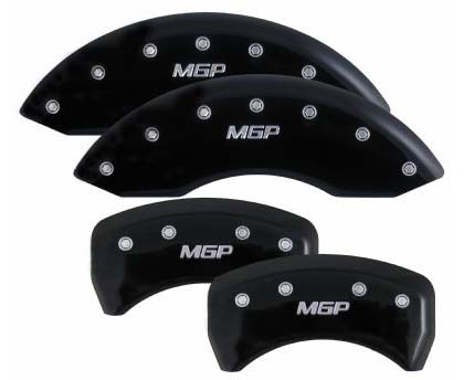 MGP Full Set Caliper Covers w/ MGP Logo - Black