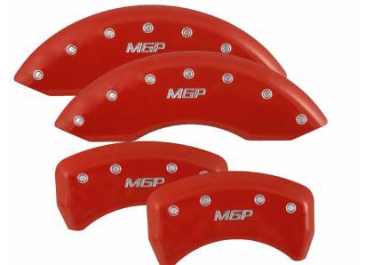 MGP Full Set Caliper Covers w/ MGP Logo - Red