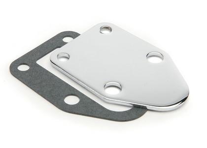 Mr.Gasket® Fuel Pump Chrome Block-Off Plate