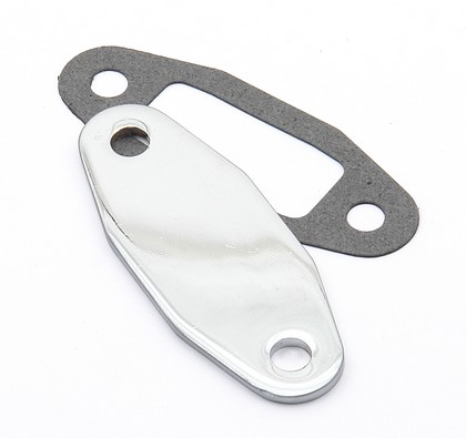 Mr.Gasket® Fuel Pump Chrome Block-Off Plate