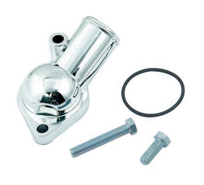 Mr.Gasket® Thermostat Housing With Bolts and O-Ring - Chrome