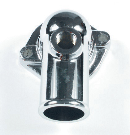 Mr.Gasket® Thermostat Housing With Mounting Gasket- Chrome