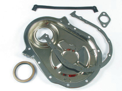 Mr.Gasket® Timing Cover Set - Chrome