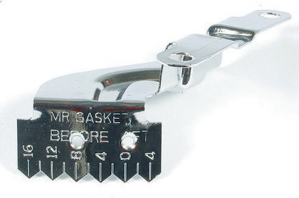 Mr.Gasket® Timing Tab - Chrome (8 Inches Balancer)