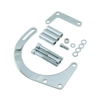 Mr.Gasket® Alternator Low Mount Chrome Bracket