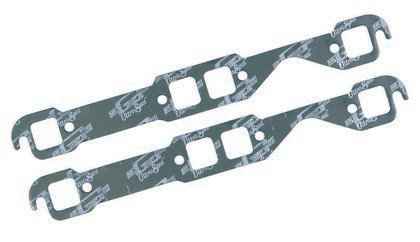 Mr.Gasket® Ultra-Seal® Exhaust Manifold Gasket Set (Port Dimensions W-1.30 Inches x H-1.36 Inches)