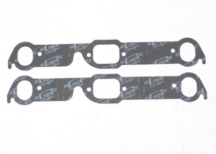 Mr.Gasket® Ultra-Seal® Exhaust Manifold Gasket Set - Open Center Port (Port Dimensions W-1.46 Inches x H-1.93 Inches)