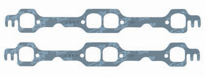 Mr.Gasket® Ultra-Seal® Exhaust Manifold Gasket Set - D-Shaped Port (Port Dimensions W-1.50 Inches x H-1.50 Inches)