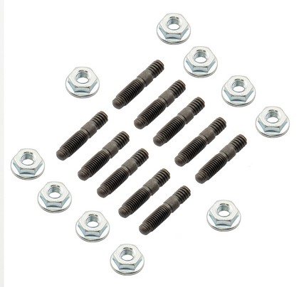 Mr.Gasket® Timing Cover Stud Kit - Black Finish