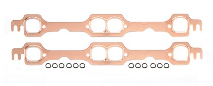 Mr.Gasket® CopperSeal Manifold Gasket Set (Port Dimensions W-1.50 Inches x H-1.50 Inches)