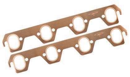 Mr.Gasket® CopperSeal Manifold Gasket Set (Port Dimensions W-1.25 Inches x H-1.75 Inches)