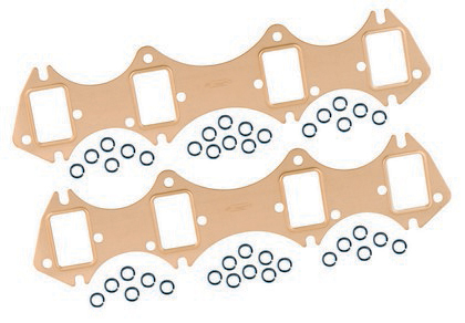 Mr.Gasket® CopperSeal Manifold Gasket Set (Port Dimensions W-1.56 Inches x H-2.32 Inches)