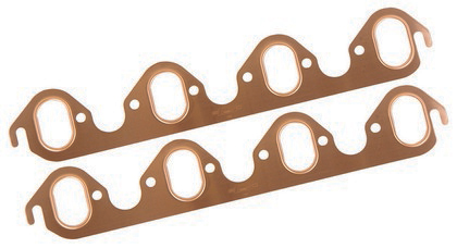 Mr.Gasket® CopperSeal Manifold Gasket Set (Port Dimensions W-1.25 Inches x H-2.08 Inches)