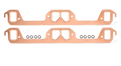 Mr.Gasket® CopperSeal Manifold Gasket Set (Port Dimensions W-1 Inches x H-1.64 Inches)