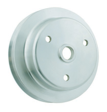 Mr.Gasket® Crankshaft Satin Aluminum Pulley - Serpentine