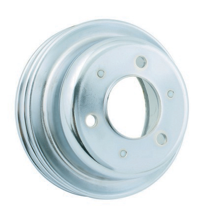 Mr.Gasket® Crankshaft Chrome Pulley (Triple Groove)