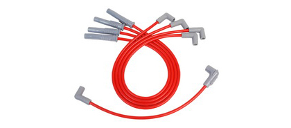 MSD Ignition Custom Spark Plug Wire Set - Red Super Conductor 8.5mm