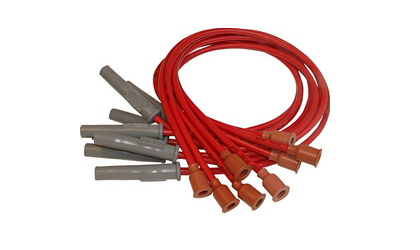 MSD Ignition Spark Plug Wire Set - Socket Boots - Red Super Conductor 8.5mm