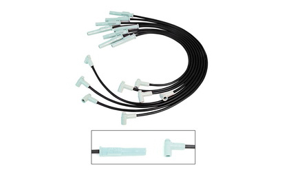 MSD Ignition Custom Spark Plug Wire Set - Black Super Conductor 8.5mm