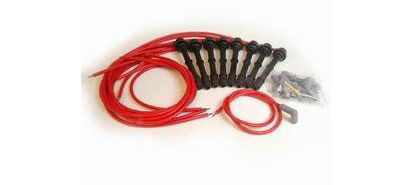MSD Ignition Spark Plug Wire Set - Incl. Terminal/Boot For Spark Plug - Red Super Conductor 8.5mm