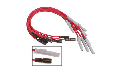 MSD Ignition Custom Spark Plug Wire Set - Red Super Conductor 8.5mm