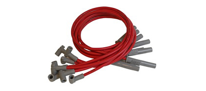 MSD Ignition Spark Plug Wire Set - w/Distributor PN[8545] - Red Super Conductor 8.5mm