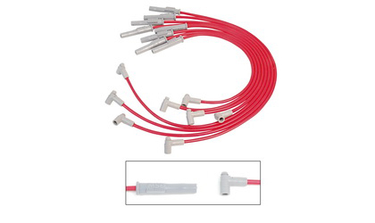 MSD Ignition Spark Plug Wire Set - w/HEI Cap - Red Super Conductor 8.5mm