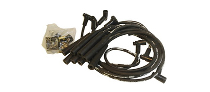 MSD Ignition Spark Plug Wire Set - Street Fire - HEI Style - 24 mm Silicone/Synthetic Jacket Resists Heat