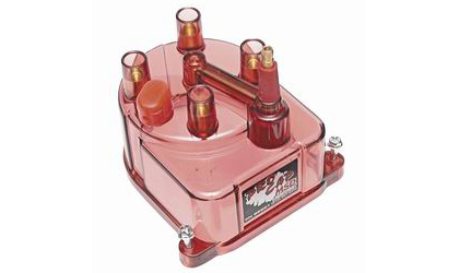MSD Ignition Distributor Cap - Red Power Cap