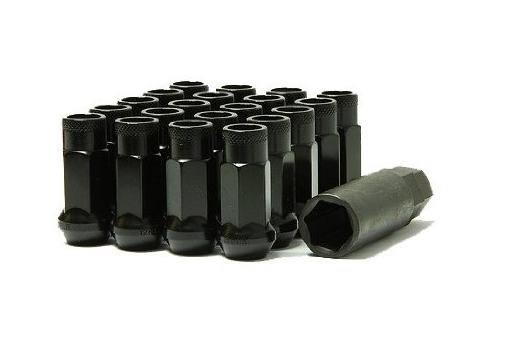 Muteki SR48 Open End Lug Nuts 12x1.25 (Black)