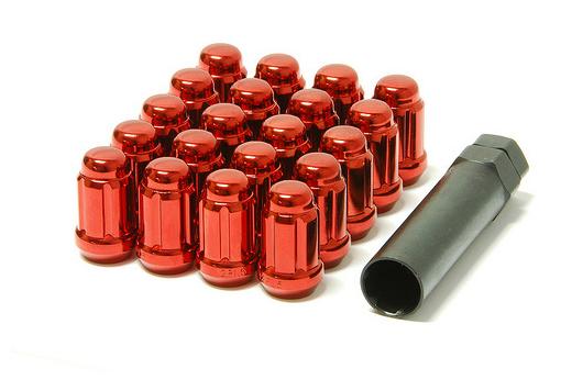 Muteki Closed End Lug Nuts 12x1.25 (Red)