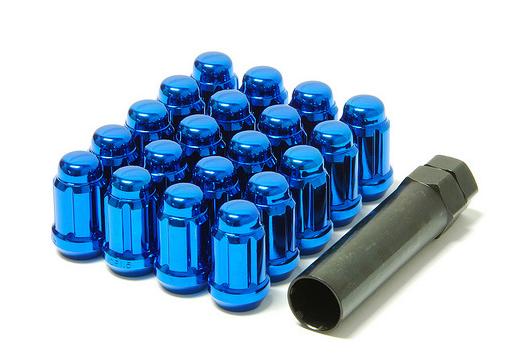 Muteki Closed End Lug Nuts 12x1.25 (Blue)