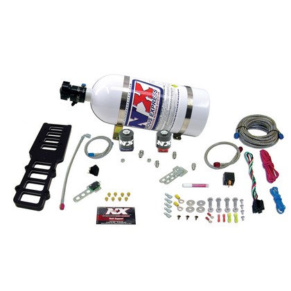 Nitrous Express Nitrous System Edelbrock Victor Plate (with 10 LB Bottle)