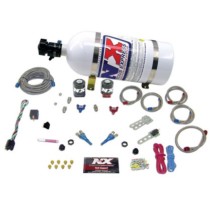 Nitrous Express Nitrous System EFI Dual Nozzle (100-300 HP with 10 LB Bottle)