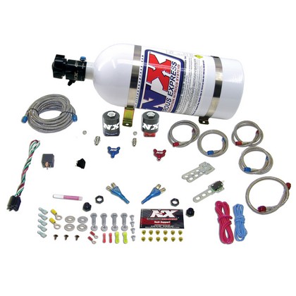 Nitrous Express Nitrous System EFI - Dual Nozzle (100-300 HP with 10 LB Bottle)