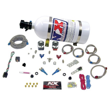 Nitrous Express Nitrous Express EFI Dual Nozzle (50-150 HP with 10 LB Bottle)