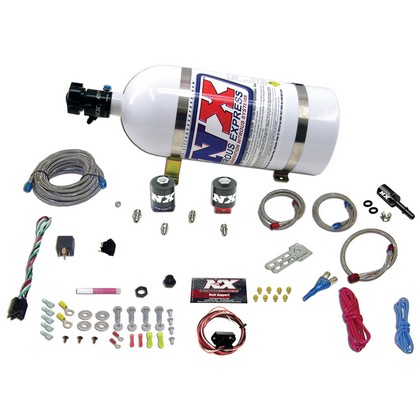 Nitrous Express Fly-By-Wire Nitrous System - Single Nozzle (35-150 HP with 10 LB Bottle)