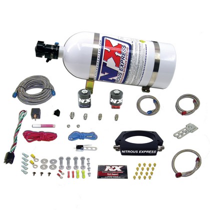 Nitrous Express Plate Nitrous System - 102MM (50-400 HP with 10 LB Bottle)