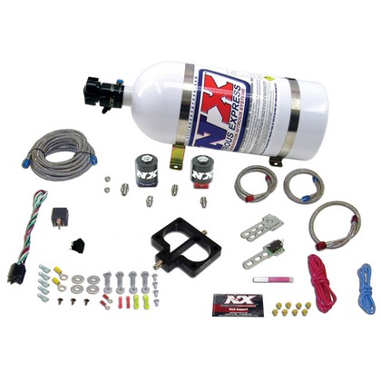 Nitrous Express Nitrous System TBI Plate System (with 10 LB Bottle)